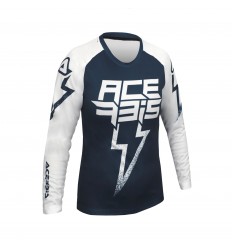 Camiseta Acerbis Inafntil Blizzard Azul Blanco |0026055.245|