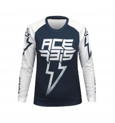 Camiseta Acerbis Inafntil Blizzard Azul Blanco |0026055.245|