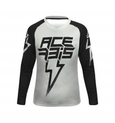 Camiseta Acerbis Inafntil Blizzard Gris Negro |0026055.293|