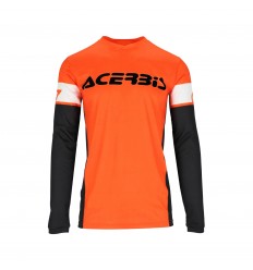 Camiseta Acerbis Mx J-Track Inc. 2.0 Naranja Negro |0026056.209|