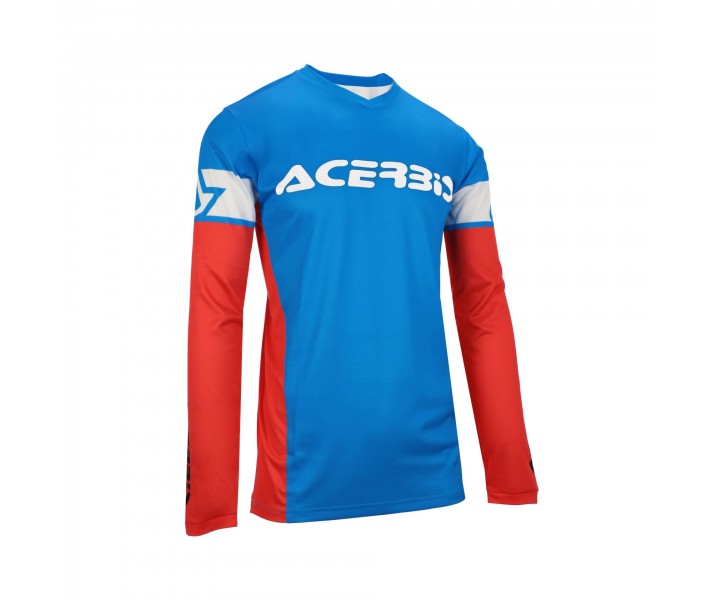 Camiseta Acerbis Mx J-Track Inc. 2.0 Azul Rojo |0026056.253|