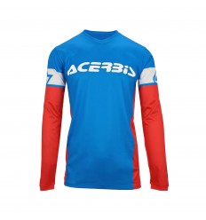 Camiseta Acerbis Mx J-Track Inc. 2.0 Azul Rojo |0026056.253|