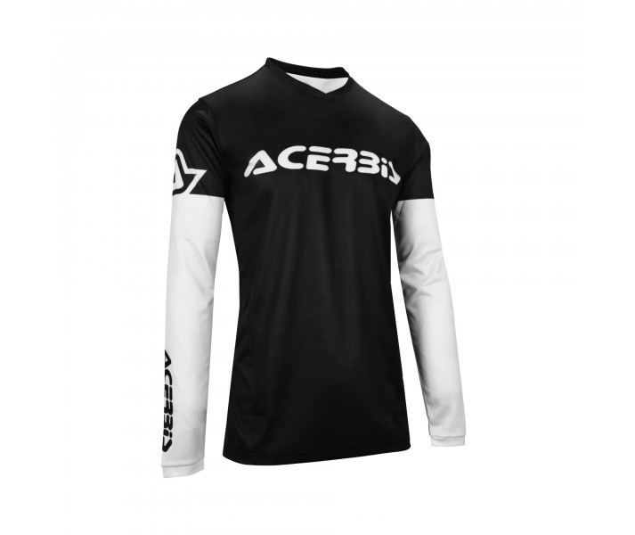 Camiseta Acerbis Mx J-Track Inc. 2.0 Negro Blanco |0026056.315|