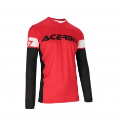 Camiseta Acerbis Mx J-Track Inc. 2.0 Rojo Negro |0026056.349|