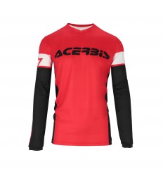 Camiseta Acerbis Mx J-Track Inc. 2.0 Rojo Negro |0026056.349|