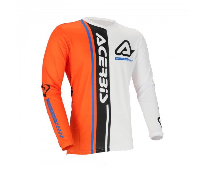 Camiseta Acerbis Mx J-Track Connection Blanco Naranja |0026058.229|