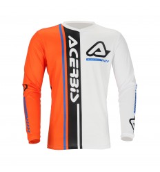 Camiseta Acerbis Mx J-Track Connection Blanco Naranja |0026058.229|