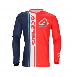 Camiseta Acerbis Mx J-Track Connection Rojo Azul |0026058.344|