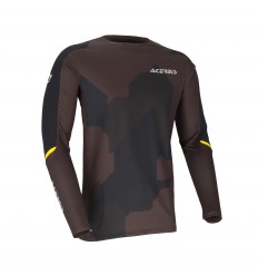 Camiseta Acerbis X-Duro Winter 3.0 Negro Amarillo |0026357.318|