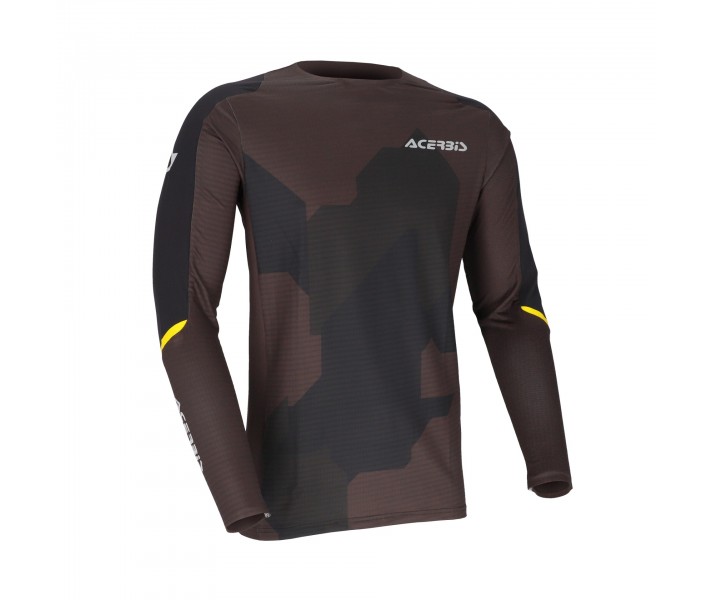 Camiseta Acerbis X-Duro Winter 3.0 Negro Amarillo |0026357.318|