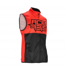 Chaleco Acerbis Softshell Linear Negro Rojo |0025509.323|