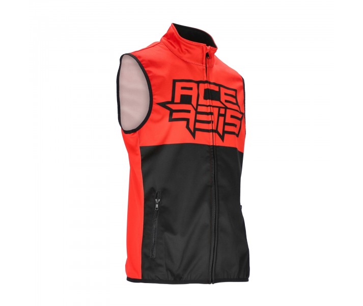 Chaleco Acerbis Softshell Linear Negro Rojo |0025509.323|