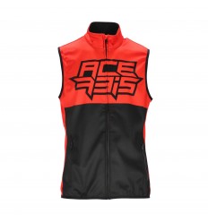 Chaleco Acerbis Softshell Linear Negro Rojo |0025509.323|