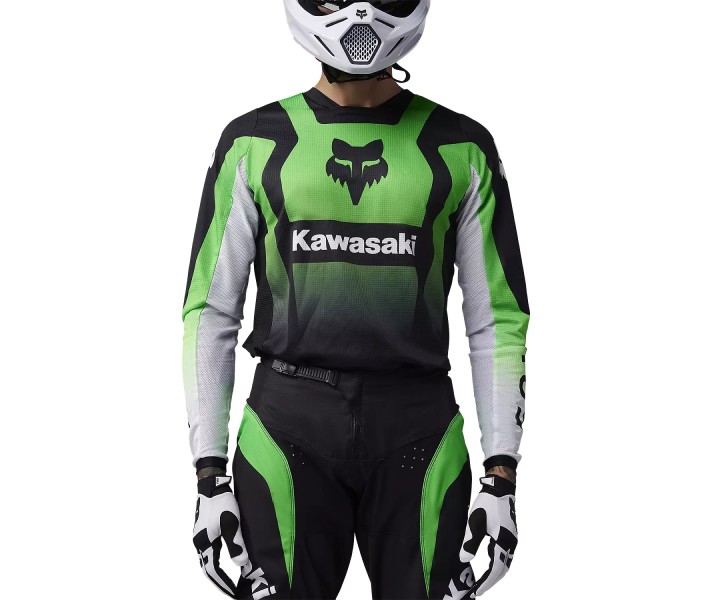 Traje Fox 180 Kawasaki Verde Fluor