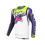 Camiseta Alpinestars Supertech Sx Dirt Studios Blanco Purpura Amarillo Fluor