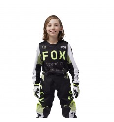 Traje Fox Infantil 180 Race Spec Verde Palido