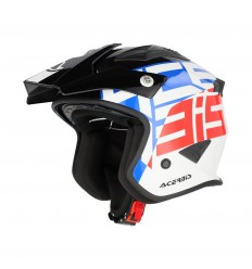 Casco Acerbis Aria Graphic Blanco Azul Rojo |0026602.034|