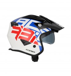 Casco Acerbis Aria Graphic Blanco Azul Rojo |0026602.034|