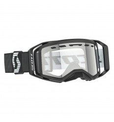 Máscara Scott Scott Prospect 2.0 Enduro Negro Blanco Lente Transparente