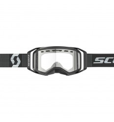 Máscara Scott Scott Prospect 2.0 Enduro Negro Blanco Lente Transparente