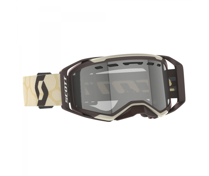 Máscara Scott Scott Prospect 2.0 Enduro Ls Beige Desierto Marrón Lente Gris