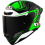 Casco Kyt Tt-Revo Overtech Negro Verde |Y6TR0002|