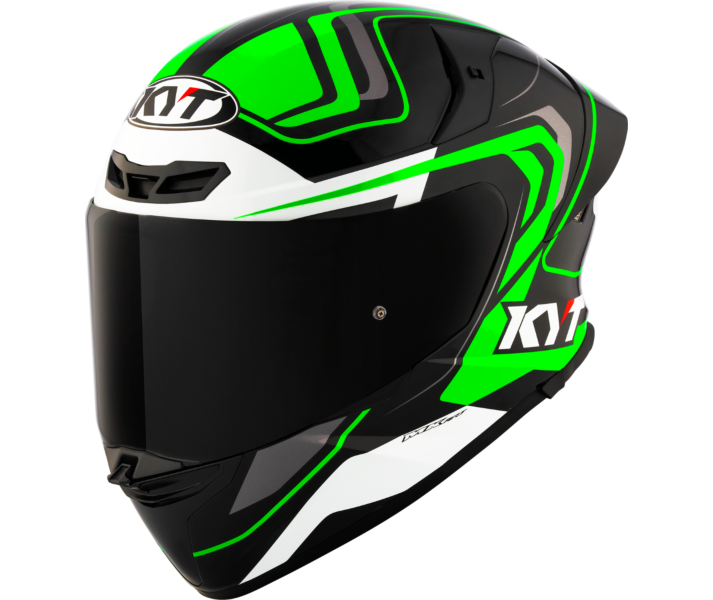 Casco Kyt Tt-Revo Overtech Negro Verde |Y6TR0002|