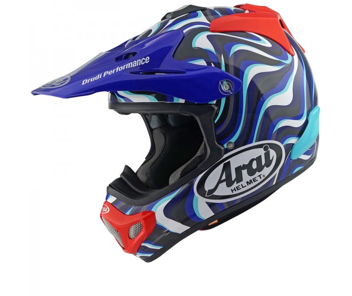 Casco Arai Mx-V Evo Stream Azul |8009236001|