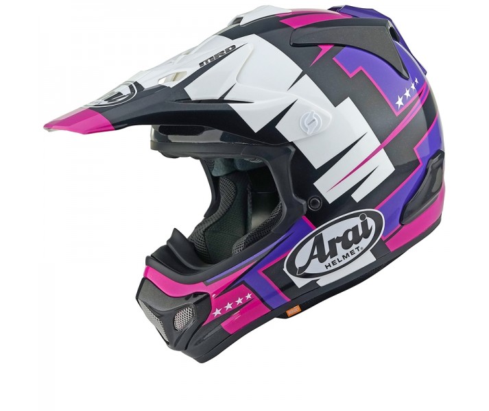 Casco Arai Mx-V Evo Battle Morado |8009237007|