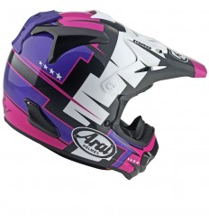 Casco Arai Mx-V Evo Battle Morado |8009237007|