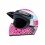 Casco Bell Moto 3 Deathspray Púrpura Rosa Brillo |8009283001|