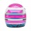 Casco Bell Moto 3 Deathspray Púrpura Rosa Brillo |8009283001|