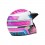 Casco Bell Moto 3 Deathspray Púrpura Rosa Brillo |8009283001|