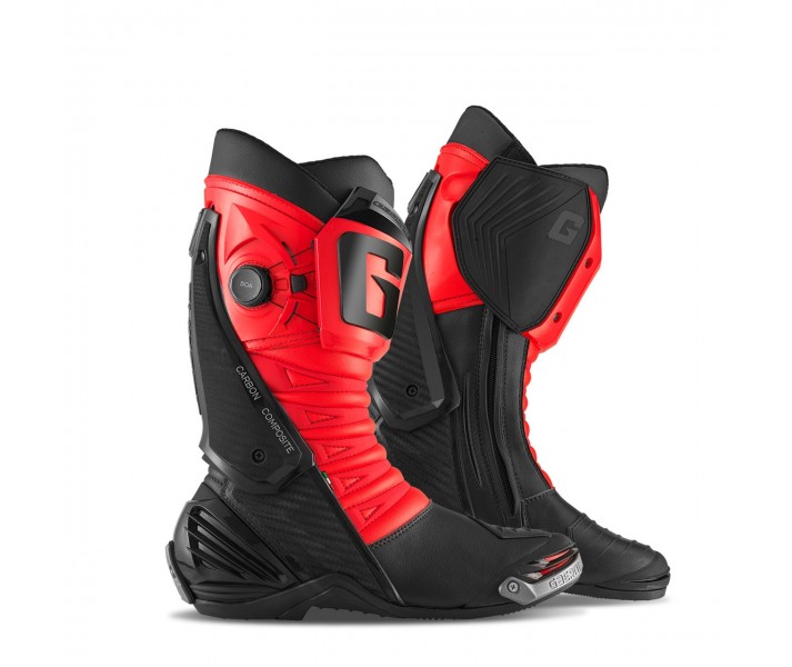 Botas Gaerne Gp1 Ls Negro Rojo Fluor |2460-025|