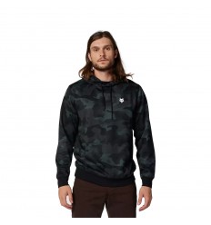 Sudadera Con Capucha Fox Head Camo Negro Camuflaje