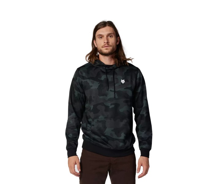 Sudadera Con Capucha Fox Head Camo Negro Camuflaje