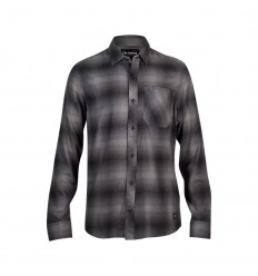 Camisa Fox De Franela Survivalist Negro |31737-001|