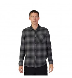 Camisa Fox De Franela Survivalist Negro |31737-001|