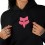 Sudadera Fox Mujer Con Capucha Fox Mujer Head Negro Rosa