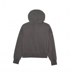 Sudadera Fox Mujer Con Capucha Wordmark Oversized Gris