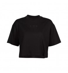 Camiseta Fox Mujer Premium Wordmark Crop Negro |31984-001|