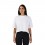 Camiseta Fox Mujer Premium Wordmark Crop Blanco |31984-008|