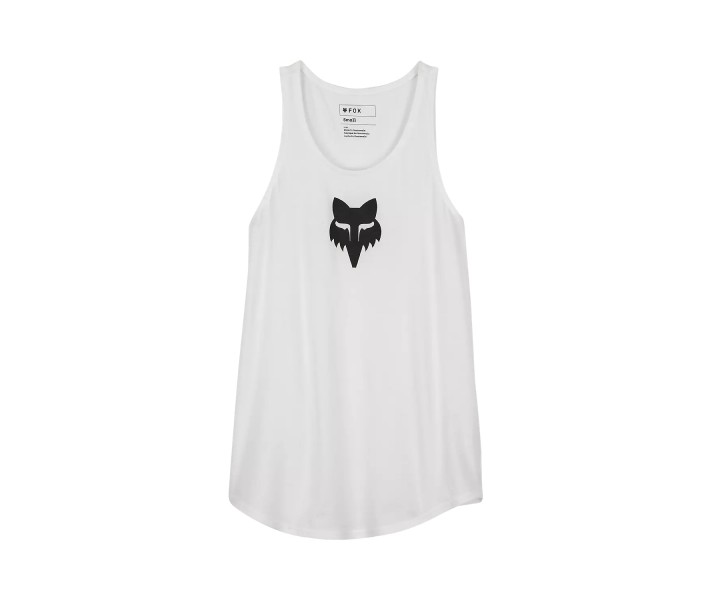 Camiseta Sin Mangas Fox Mujer Head Blanco |31842-008|