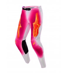 Pantalón Alpinestars Supertech Mig Rosa Fluor Blanco |3721525-3117|