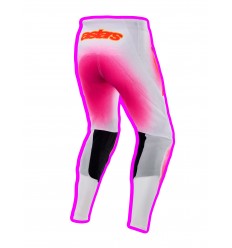 Pantalón Alpinestars Supertech Mig Rosa Fluor Blanco |3721525-3117|