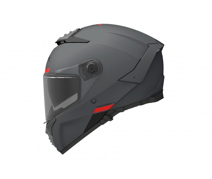 Casco Mt Thunder 4 Sv Solid A12 Gris Mate |13080000123|