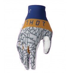 Guantes Thor Sportmode Bravo Azul Gris Blanco |33308236|