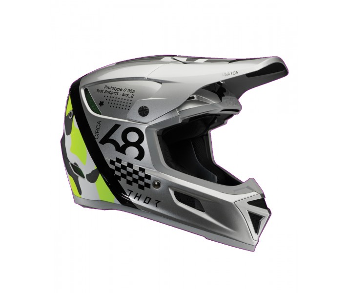 Casco Thor Reflex Sport Riot Gris Ácido |01108769|