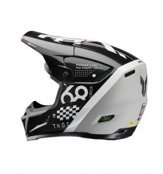 Casco Thor Reflex Sport Riot Negro Blanco |01108775|