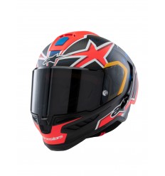 Casco Alpinestars Supertech R10 Miller Rojo Carbón Mate |8200725-7226|